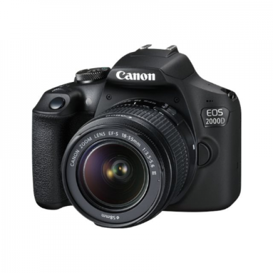 Canon | EOS | 2000D 18-55 III EU26 | SLR Camera Kit | Megapixel 24.1 MP | ISO sensitivity (max) 12800 | Display diagonal 3.0 