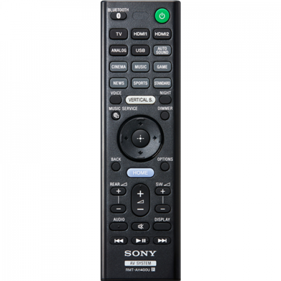 Sony | HT-ZF9 3.1CH Sound Bar With Wi-Fi and Bluetooth | Black | No | USB port | Wi-Fi | Bluetooth | Wireless connection