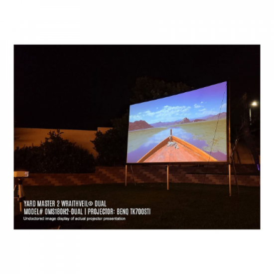 Elite Screens | Yard Master 2 Mobile Outdoor screen CineWhite | OMS120H2 | Diagonal 120 