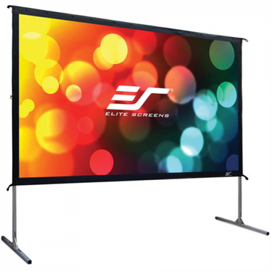 Elite Screens | Yard Master 2 Mobile Outdoor screen WV-Dual | OMS120H2-DUAL | Diagonal 120 