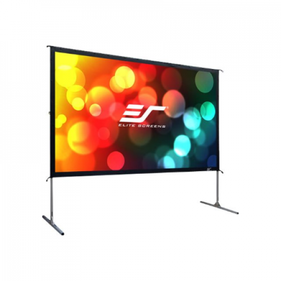 Elite Screens | Yard Master 2 Mobile Outdoor screen WV-Dual | OMS120H2-DUAL | Diagonal 120 