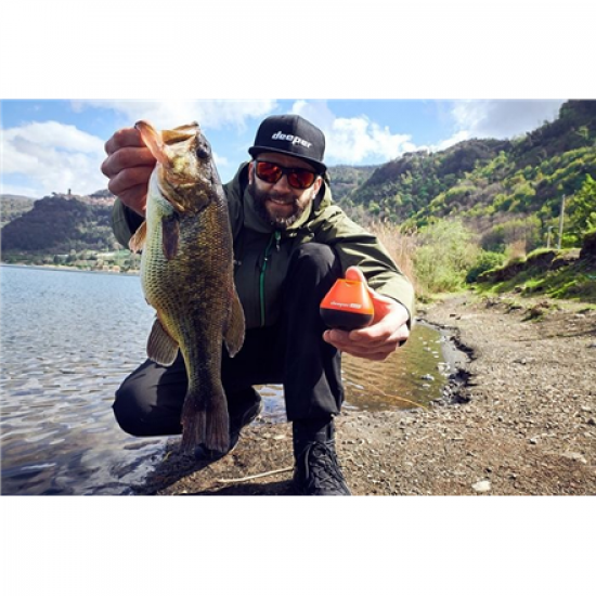 Deeper | Start Smart Fishfinder | Sonar | Wi-Fi | Orange/Black