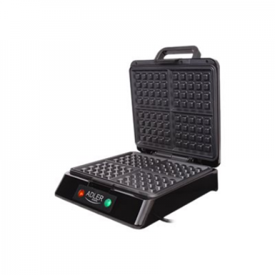 Adler | Waffle maker | AD 3036 | 1500 W | Number of pastry 4 | Belgium | Black