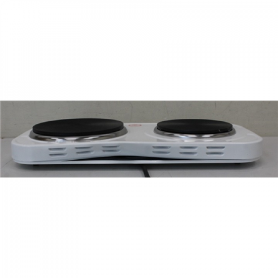 SALE OUT. Tristar KP-6245 Hot plate, 2 thermostats, 2 burners, 5 adjustable settings, Heat resisting housing, 1500W&1100W, White | SALE OUT. Tristar | Free standing table hob | KP-6245 | Hob type Electric | White | DAMAGED PACKAGING, DENT CORPUS