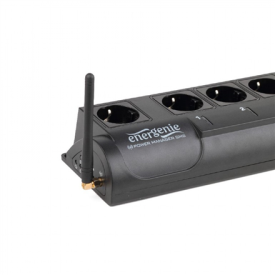 Programmable surge protector with GSM interface