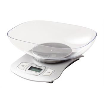 Adler | Kitchen scale | AD 3137s | Maximum weight (capacity) 5 kg | Graduation 1 g | Display type LCD | Silver