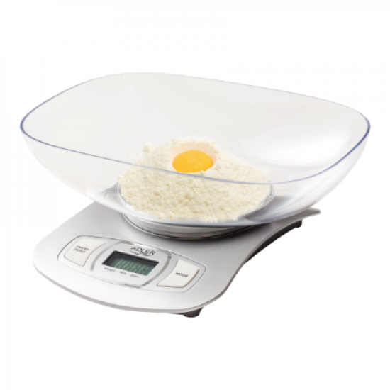 Adler | Kitchen scale | AD 3137s | Maximum weight (capacity) 5 kg | Graduation 1 g | Display type LCD | Silver