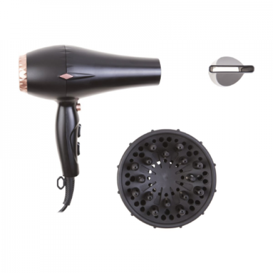 Adler | Hair Dryer | AD 2244 | 2000 W | Number of temperature settings 3 | Ionic function | Diffuser nozzle | Black