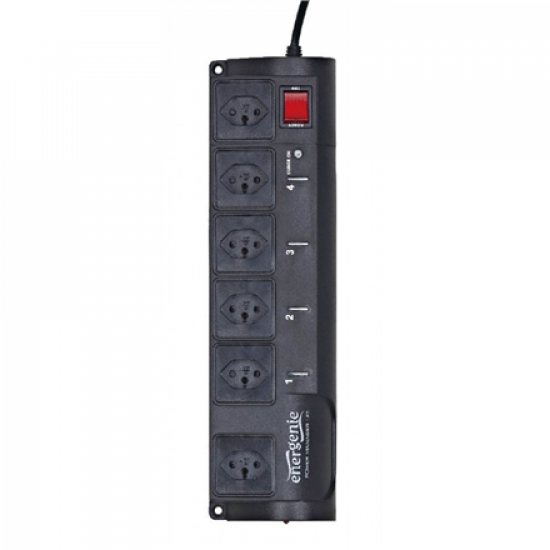 EnerGenie Programmable surge protector with LAN interface, Swiss sockets