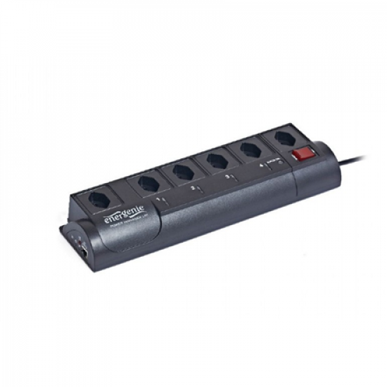 EnerGenie Programmable surge protector with LAN interface, Swiss sockets