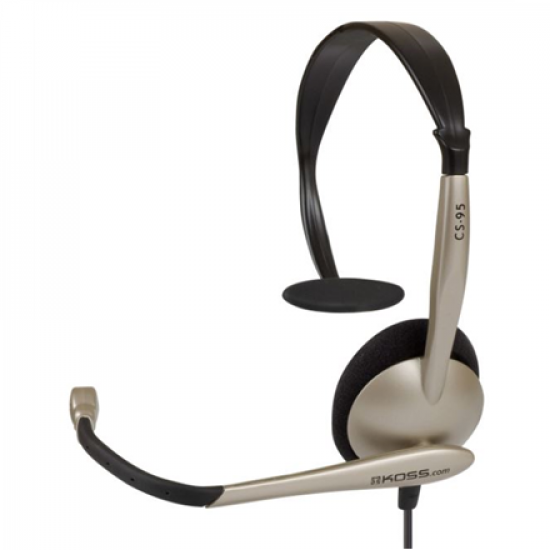 Koss | Headphones | CS95 | Wired | On-Ear | Microphone | Black/Gold