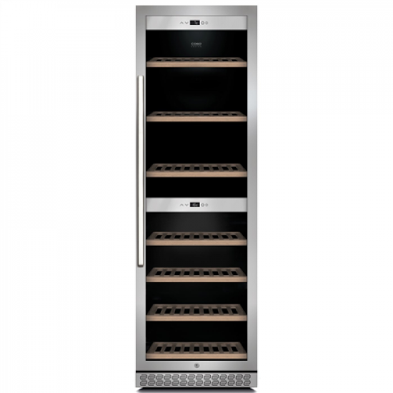 Caso | Wine cooler | WineChef Pro 180 | Energy efficiency class G | Showcase | Free standing | Bottles capacity 180 bottles | Cooling type Compressor technology | Stainless steel
