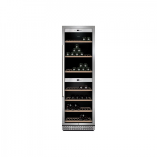 Caso | Wine cooler | WineChef Pro 180 | Energy efficiency class G | Showcase | Free standing | Bottles capacity 180 bottles | Cooling type Compressor technology | Stainless steel