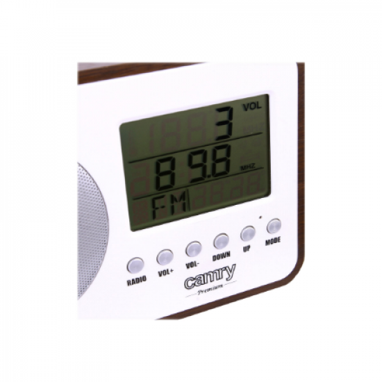 Camry | Digital Radio | CR 1153 | 5 W | White/woden