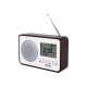Camry | Digital Radio | CR 1153 | 5 W | White/woden