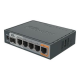 Enthernet Router hEX S | RB760iGS | No Wi-Fi | 10/100/1000 Mbit/s | Ethernet LAN (RJ-45) ports 5 | Mesh Support No | MU-MiMO No | No mobile broadband | Antenna type No antenna | 1 | 12 month(s)