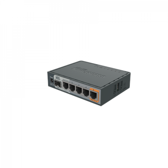 Enthernet Router hEX S | RB760iGS | No Wi-Fi | 10/100/1000 Mbit/s | Ethernet LAN (RJ-45) ports 5 | Mesh Support No | MU-MiMO No | No mobile broadband | Antenna type No antenna | 1 | 12 month(s)