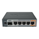 Enthernet Router hEX S | RB760iGS | No Wi-Fi | 10/100/1000 Mbit/s | Ethernet LAN (RJ-45) ports 5 | Mesh Support No | MU-MiMO No | No mobile broadband | Antenna type No antenna | 1 | 12 month(s)
