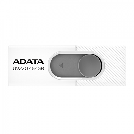 ADATA | UV220 | 64 GB | USB 2.0 | White/Gray
