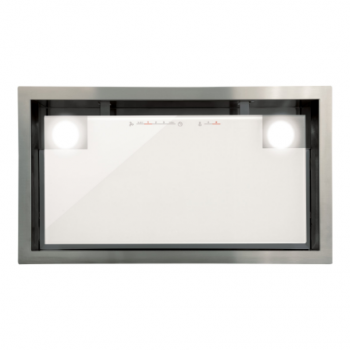 CATA | Hood | GC DUAL A 75 XGWH | Canopy | Energy efficiency class A | Width 79.2 cm | 820 m³/h | Touch control | LED | White glass