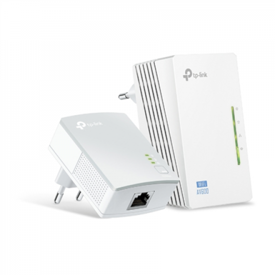 TP-LINK | Powerline Adapters Kit | TL-WPA4220 KIT | 10/100 Mbit/s | Ethernet LAN (RJ-45) ports 2 | 802.11n | 2.4GHz | Wi-Fi data rate (max) 300 Mbit/s