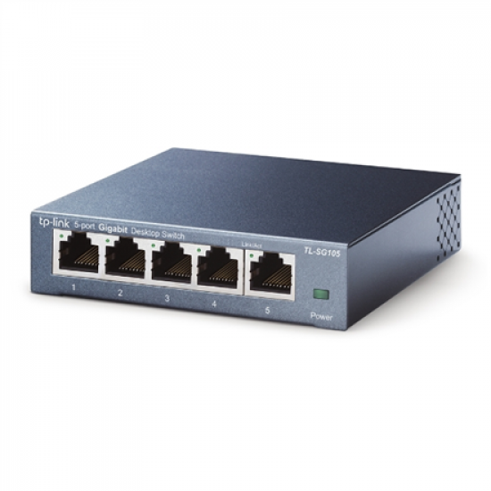 TP-LINK | Switch | TL-SG105 | Unmanaged | Desktop | Gigabit Ethernet (copper) ports quantity 5 | Power supply type External | 24 month(s)