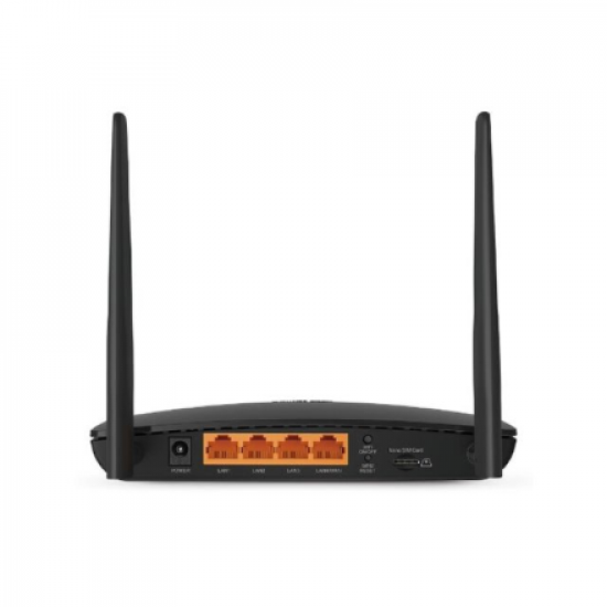 4G LTE Router | TL-MR6400 | 802.11n | 300 Mbit/s | 10/100 Mbit/s | Ethernet LAN (RJ-45) ports 3 | Mesh Support No | MU-MiMO No | 4G | Antenna type 2xExternal | No USB