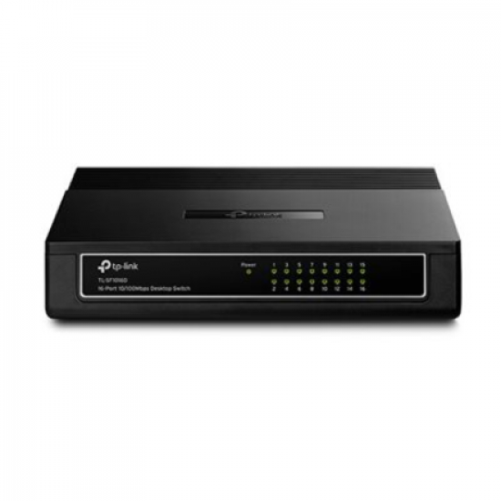 TP-LINK | Switch | TL-SF1016D | Desktop | 10/100 Mbps (RJ-45) ports quantity 16 | Power supply type External