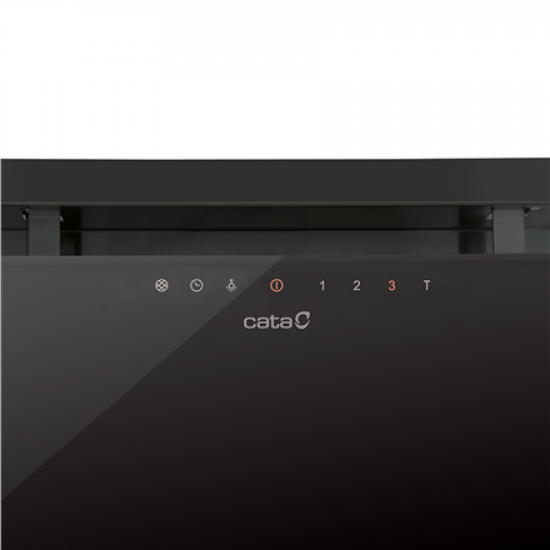 CATA | Hood | GC DUAL A 45 XGBK | Canopy | Energy efficiency class A | Width 45 cm | 820 m³/h | Touch control | LED | Black glass