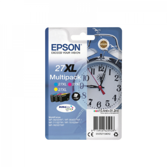 Epson Cartridge Multipack | T2715 | Ink Cartridge | Cyan, Magenta, Yellow