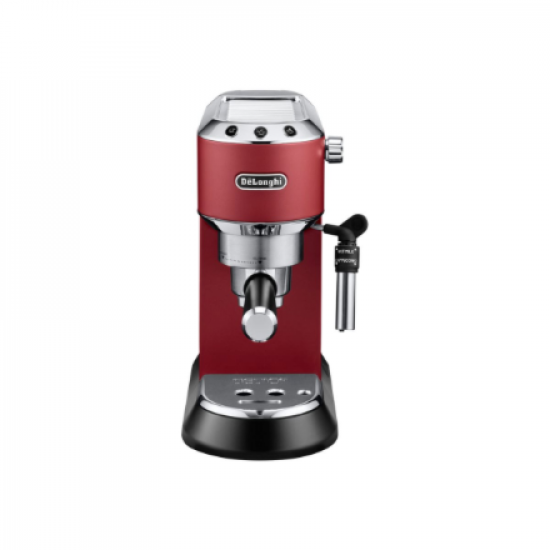 Delonghi | Dedica Espresso Coffee Maker | EC685.R | Pump pressure 15 bar | Built-in milk frother | Semi-automatic | 1300 W | Red