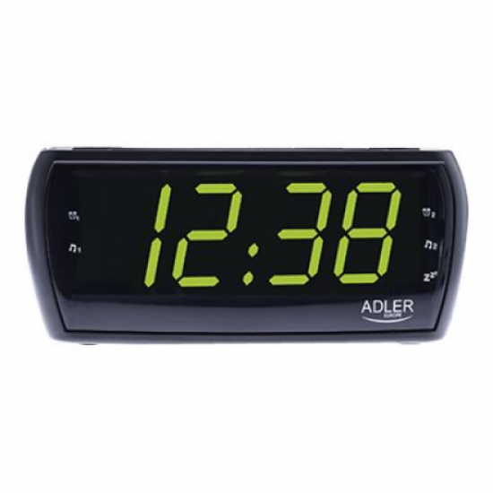 Adler | Alarmclock Radio | AD 1121 | Alarm function | Black