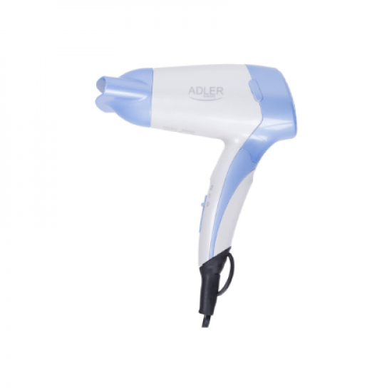 Adler | Hair Dryer | AD 2222 | 1200 W | Number of temperature settings 1 | White/blue