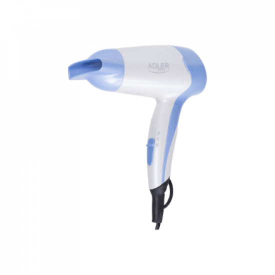 Adler | Hair Dryer | AD 2222 | 1200 W | Number of temperature settings 1 | White/blue
