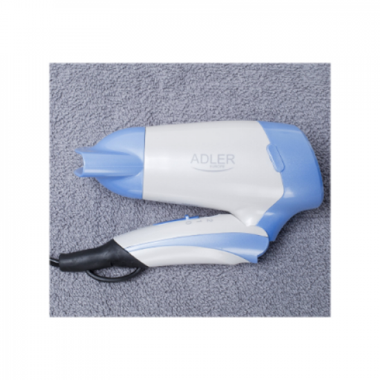 Adler | Hair Dryer | AD 2222 | 1200 W | Number of temperature settings 1 | White/blue