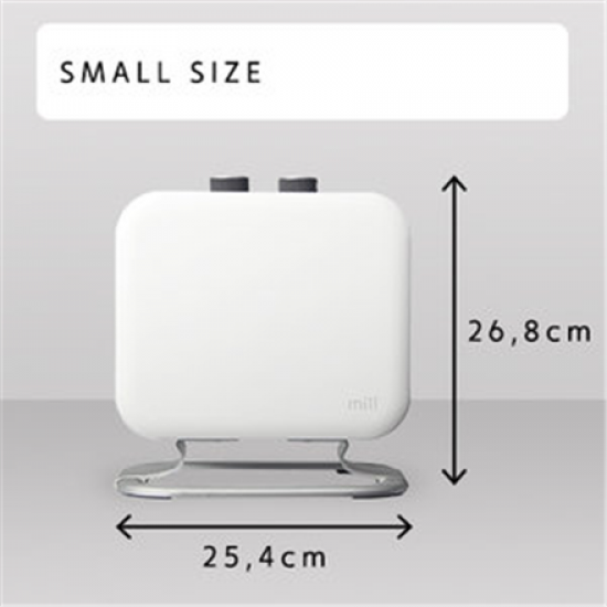 Mill | Heater | CUS1800MECWA | Fan heater | 1800 W | Number of power levels 2 | Suitable for rooms up to 10-30 m² | White
