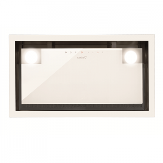 CATA | Hood | GC DUAL A 45 XGWH | Canopy | Energy efficiency class A | Width 45 cm | 820 m³/h | Touch control | LED | White glass