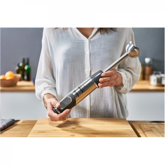 TEFAL | Blender | Quickchef 2-in-1  HB659838 | Hand Blender | 1000 W | Number of speeds 20 | Turbo mode | Chopper | Stainless steel