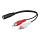 Goobay | Audio cable adapter, 3.5 mm | 50092