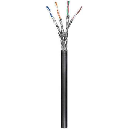 Goobay | CAT 6 outdoor network cable, S/FTP (PiMF) | 57197 | Black