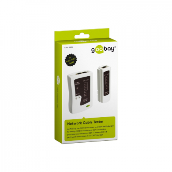 Goobay | Network cable tester | 68856 | Black/White