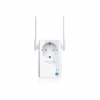 TP-LINK | Extender with AC Passthrough | TL-WA860RE | 10/100 Mbit/s | Ethernet LAN (RJ-45) ports 1 | 802.11n | 2.4GHz | Wi-Fi data rate (max) 300 Mbit/s | Extra socket