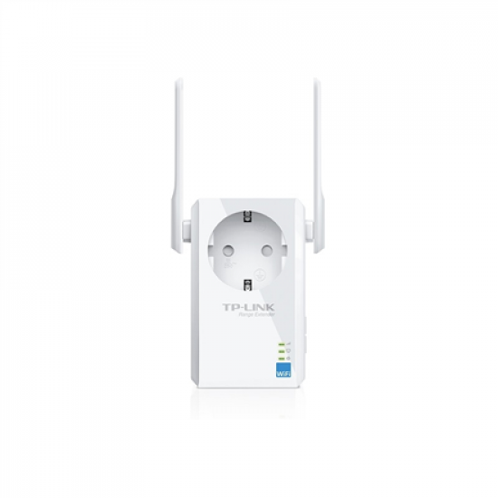 TP-LINK | Extender with AC Passthrough | TL-WA860RE | 10/100 Mbit/s | Ethernet LAN (RJ-45) ports 1 | 802.11n | 2.4GHz | Wi-Fi data rate (max) 300 Mbit/s | Extra socket