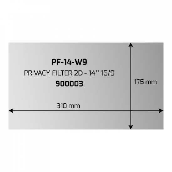 PORT CONNECT | Professional - Display privacy filter - 14