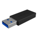 Raidsonic | ICY BOX Adapter for USB 3.1 (Gen 2), Type-A plug to Type-C socket | IB-CB015