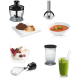 Bosch | Blender | CleverMixx MSM2650B | Hand Blender | 600 W | Number of speeds 12 | Chopper | Mini chopper | Black