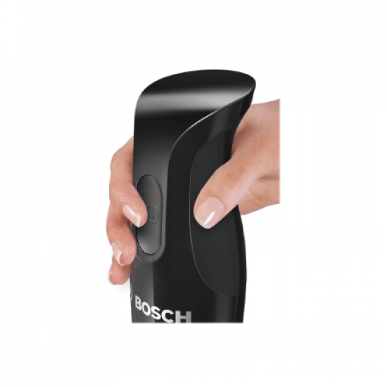 Bosch | Blender | CleverMixx MSM2650B | Hand Blender | 600 W | Number of speeds 12 | Chopper | Mini chopper | Black