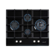CATA | Hob | LCI 6031 B | Gas on glass | Number of burners/cooking zones 4 | Rotary knobs | Black