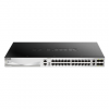 D-Link | DGS-3130-30TS | Switch | Managed L3 | Rack mountable | Gigabit Ethernet (copper) ports quantity 24 | 10 Gbps (RJ-45) ports quantity 2 | SFP+ ports quantity 4 | Power supply type Optional redundant