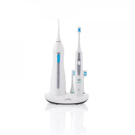 ETA | Oral care centre  (sonic toothbrush+oral irrigator) | ETA 2707 90000 | Rechargeable | For adults | Number of brush heads included 3 | Number of teeth brushing modes 3 | Sonic technology | White